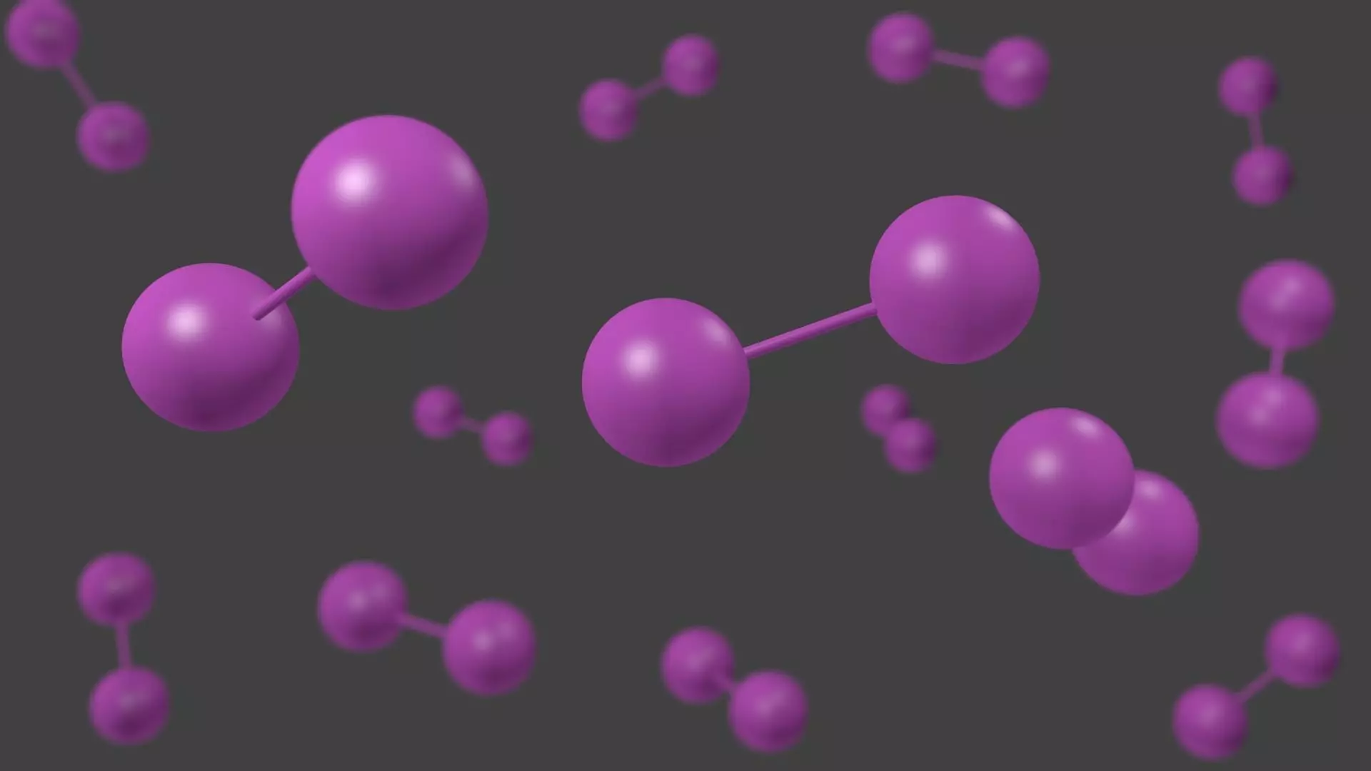 Iodine Molecule - Model 3D model