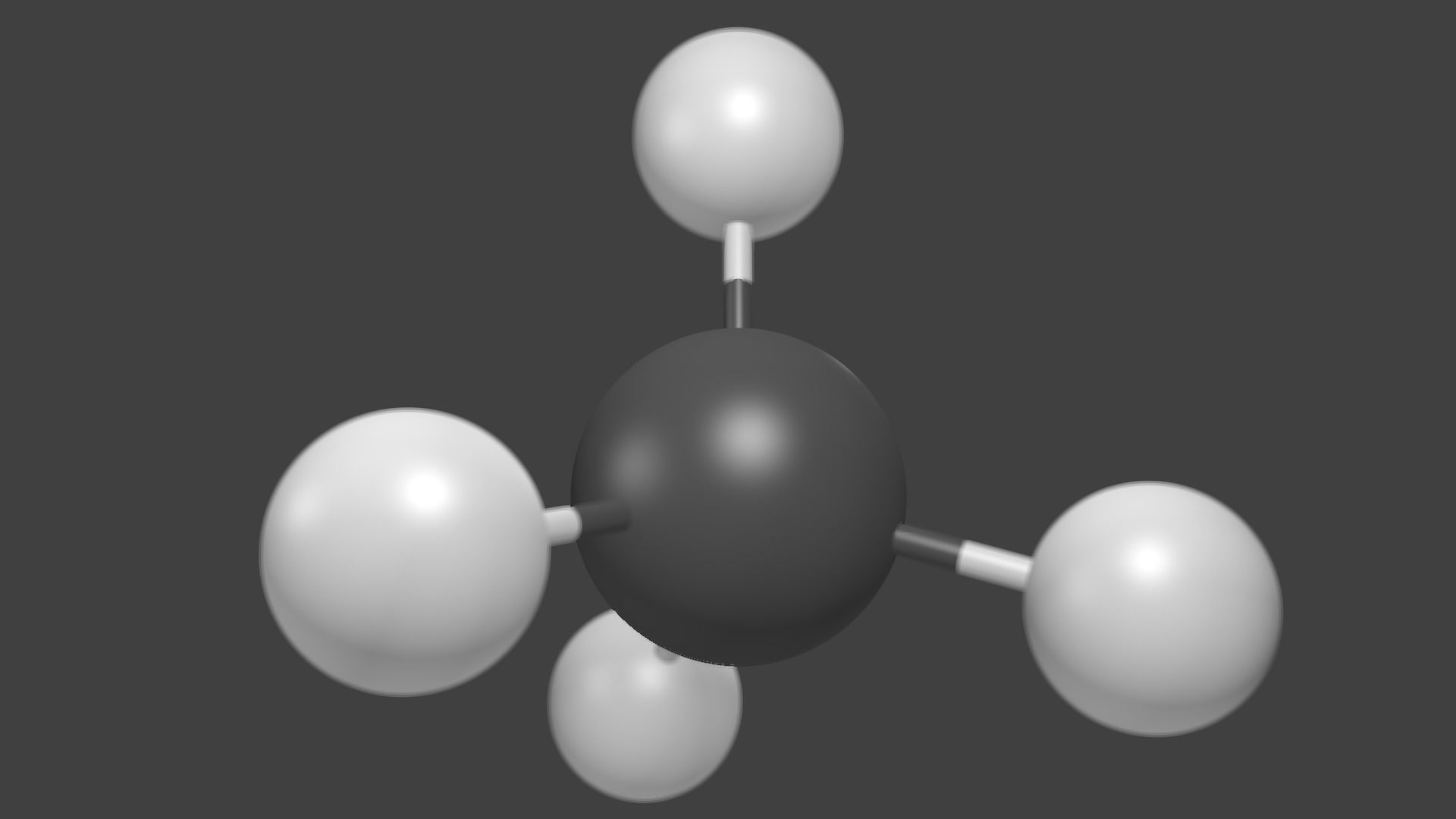 Methane Molecule - Model 3D model_3