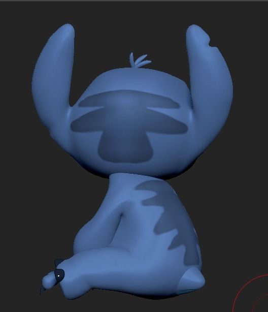 Stitch 3D print model_3