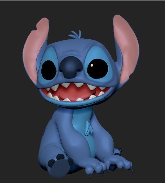 Stitch 3D print model_1