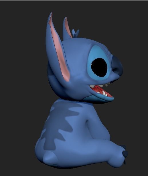 Stitch 3D print model_2