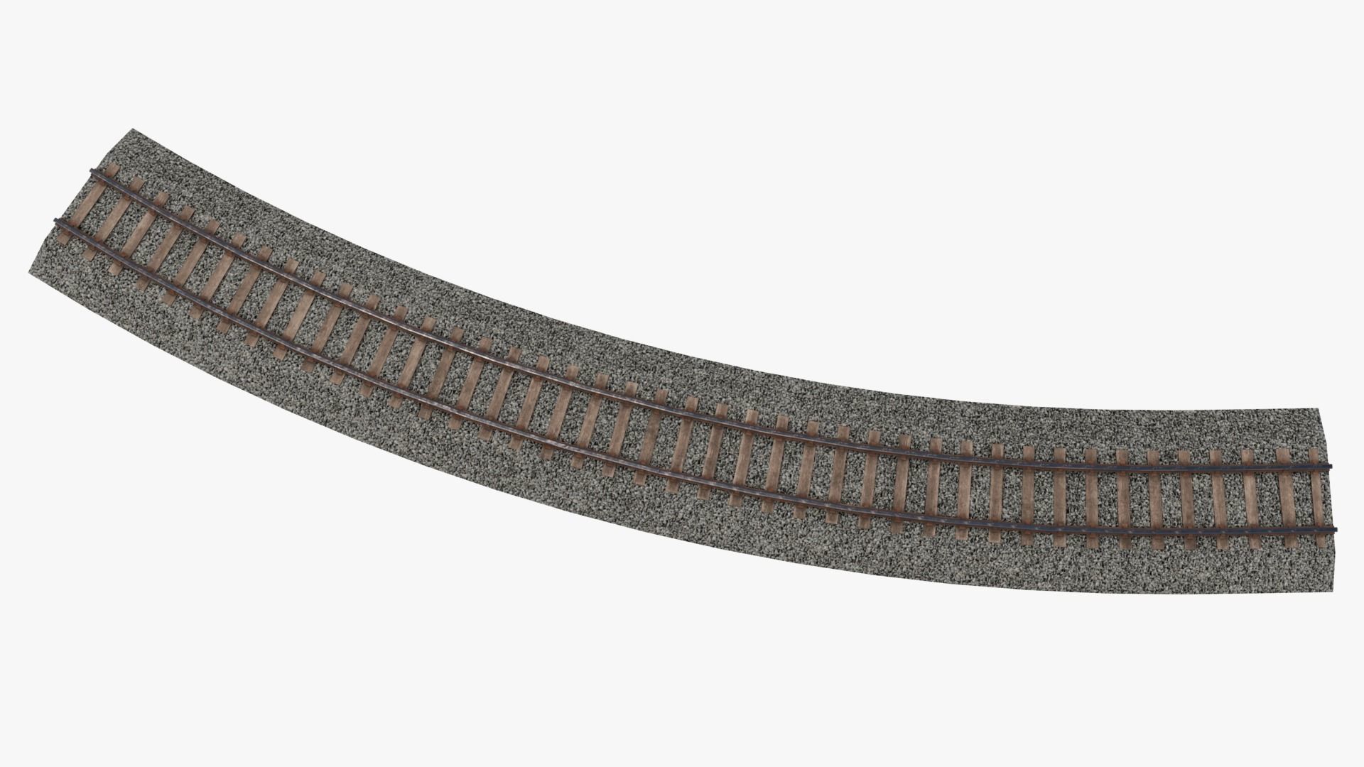 Railroad Pack Low-poly 3D model_6