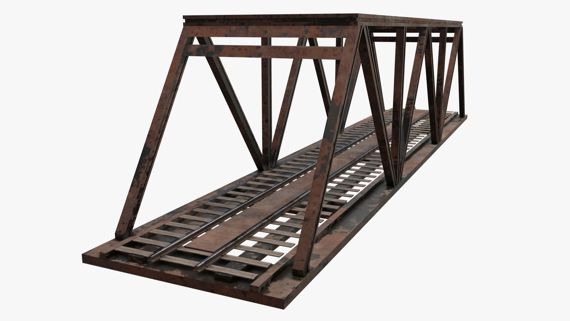 Railroad Pack Low-poly 3D model_9