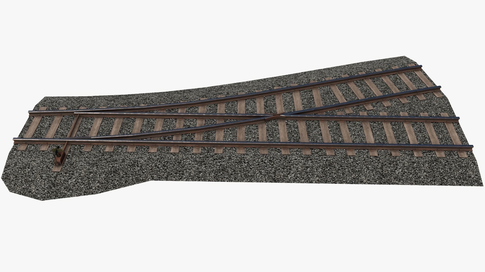 Railroad Pack Low-poly 3D model_3
