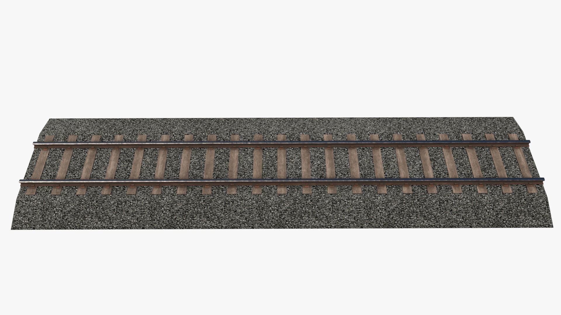 Railroad Pack Low-poly 3D model_4
