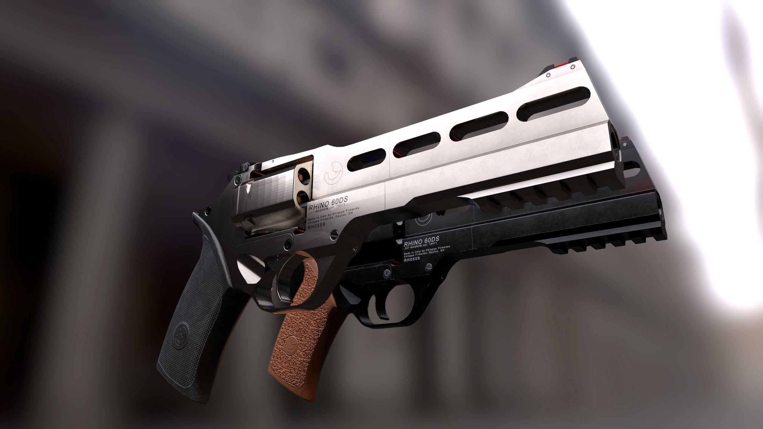Chiappa Rhino 60ds HD Low-poly 3D model_12