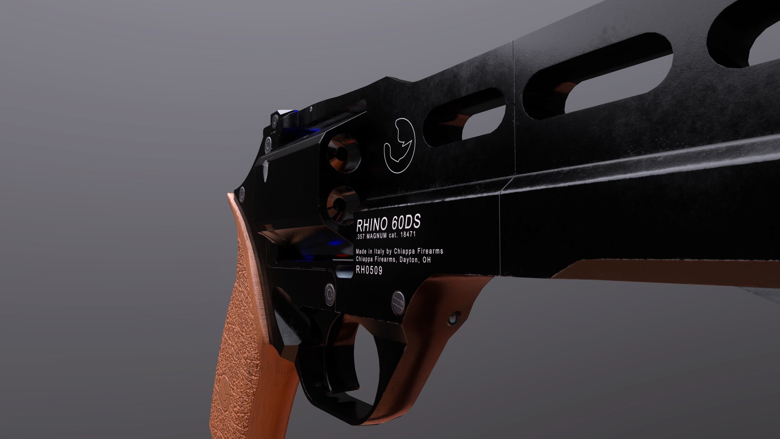 Chiappa Rhino 60ds HD Low-poly 3D model_6