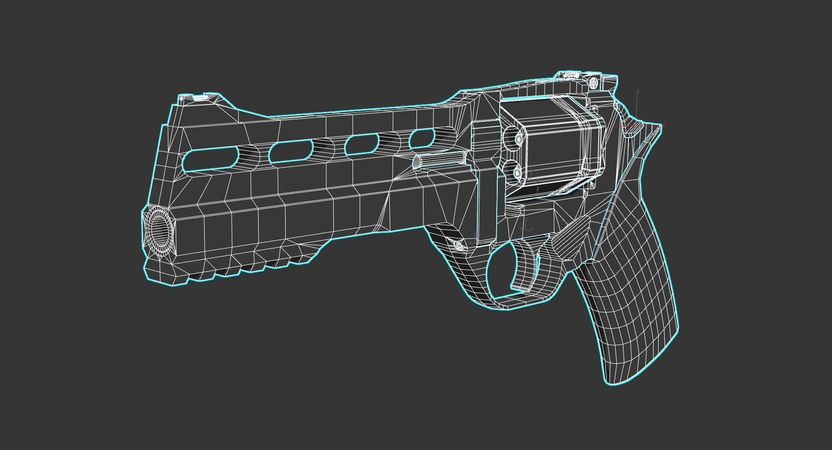 Chiappa Rhino 60ds HD Low-poly 3D model_15