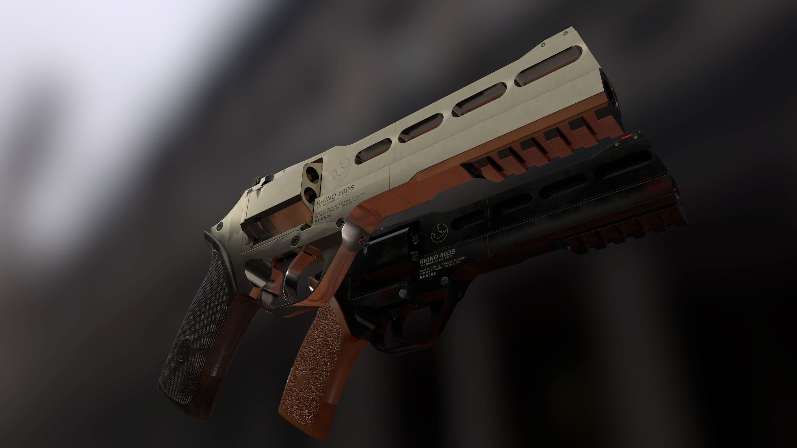 Chiappa Rhino 60ds HD Low-poly 3D model_11