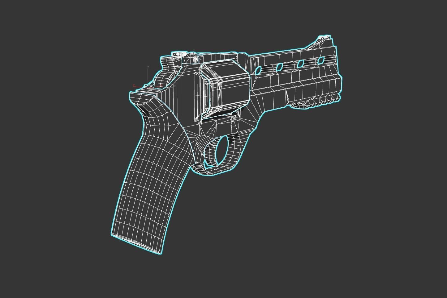 Chiappa Rhino 60ds HD Low-poly 3D model_16