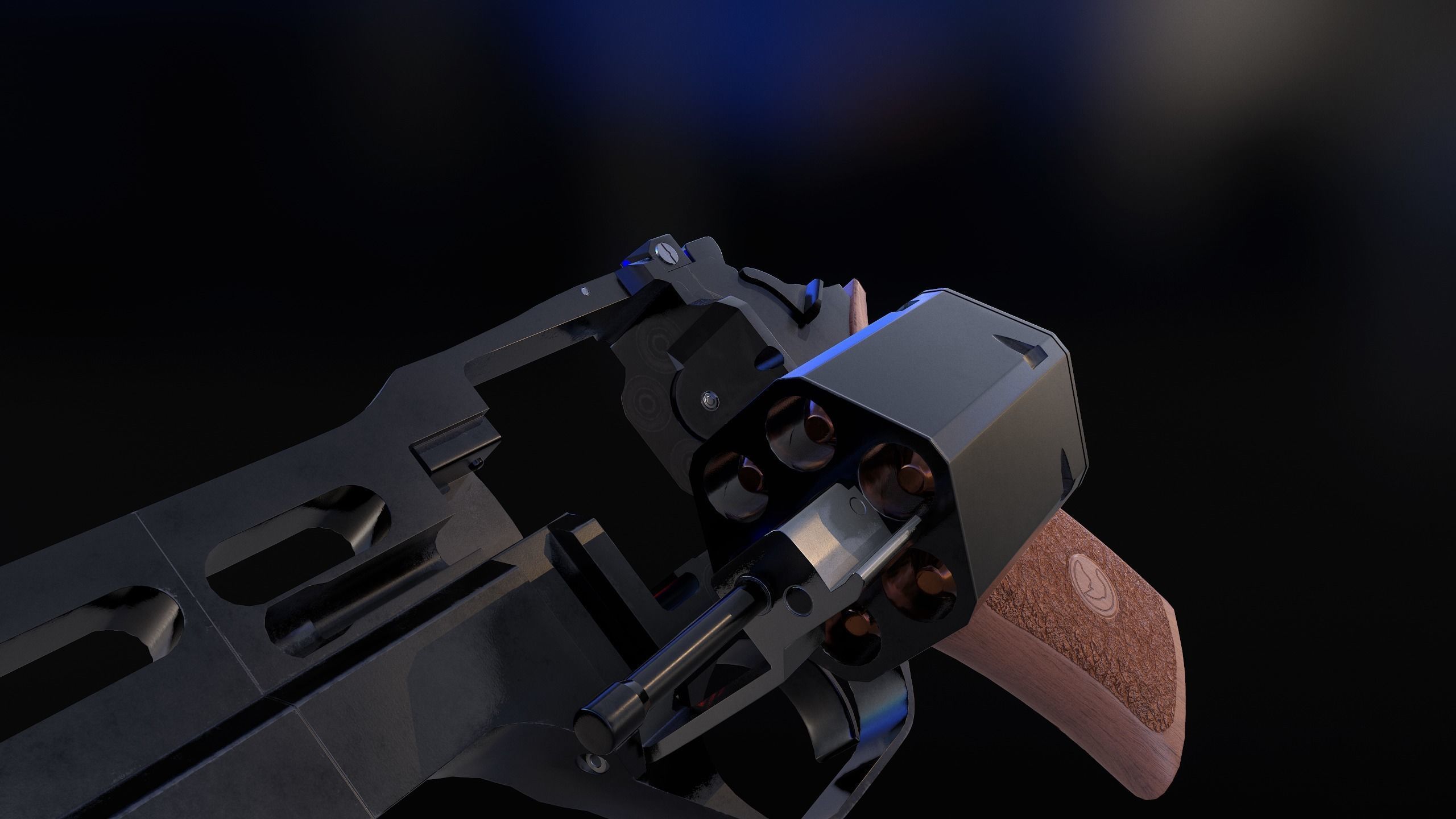 Chiappa Rhino 60ds HD Low-poly 3D model_4