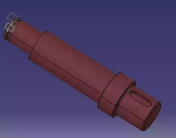 Shaft tube with hole in middle
