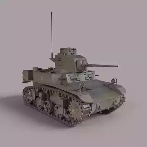 M3 Stuart WW2 Tank