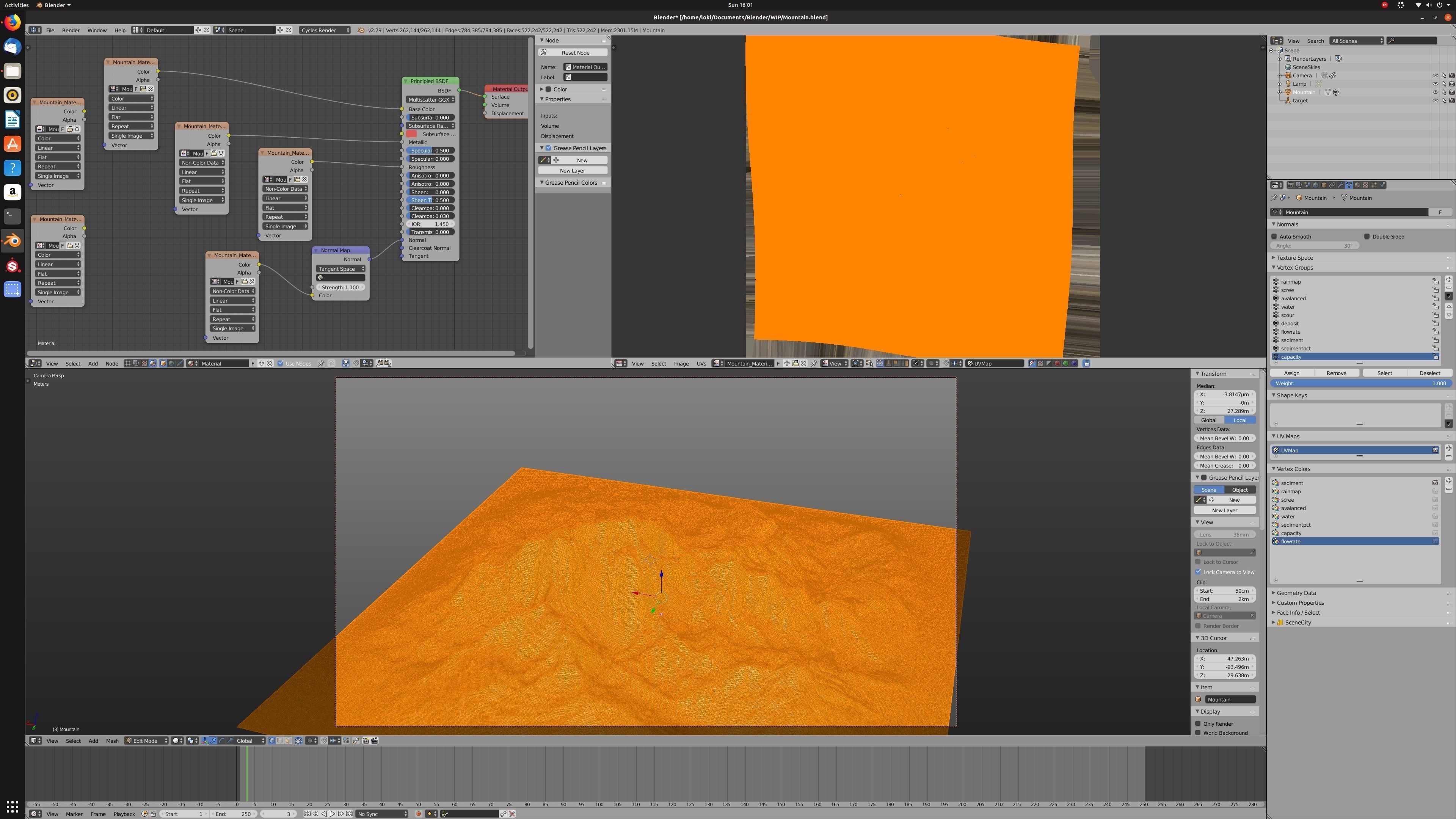 Mountain Landscape 3D model_5