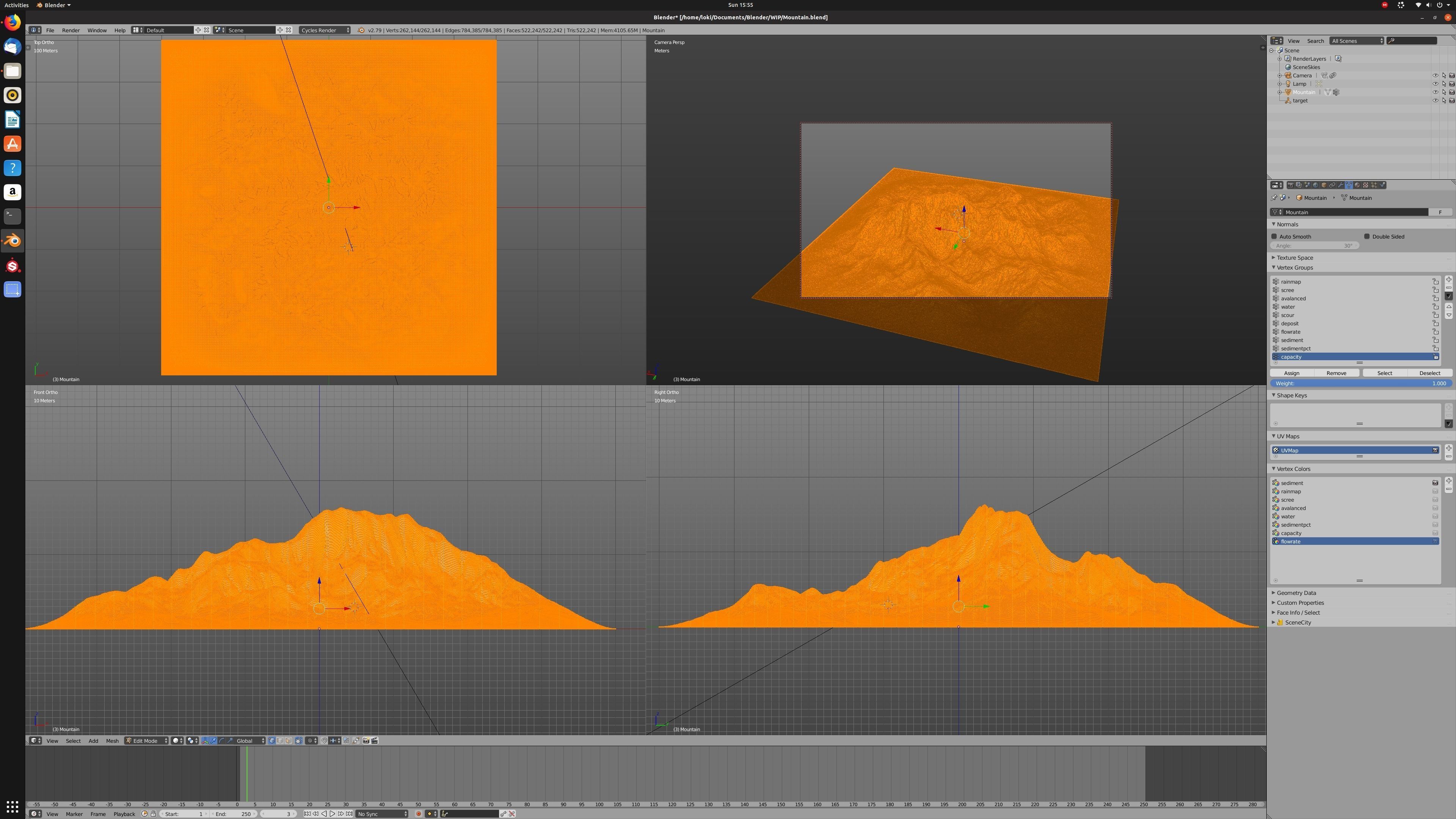 Mountain Landscape 3D model_6