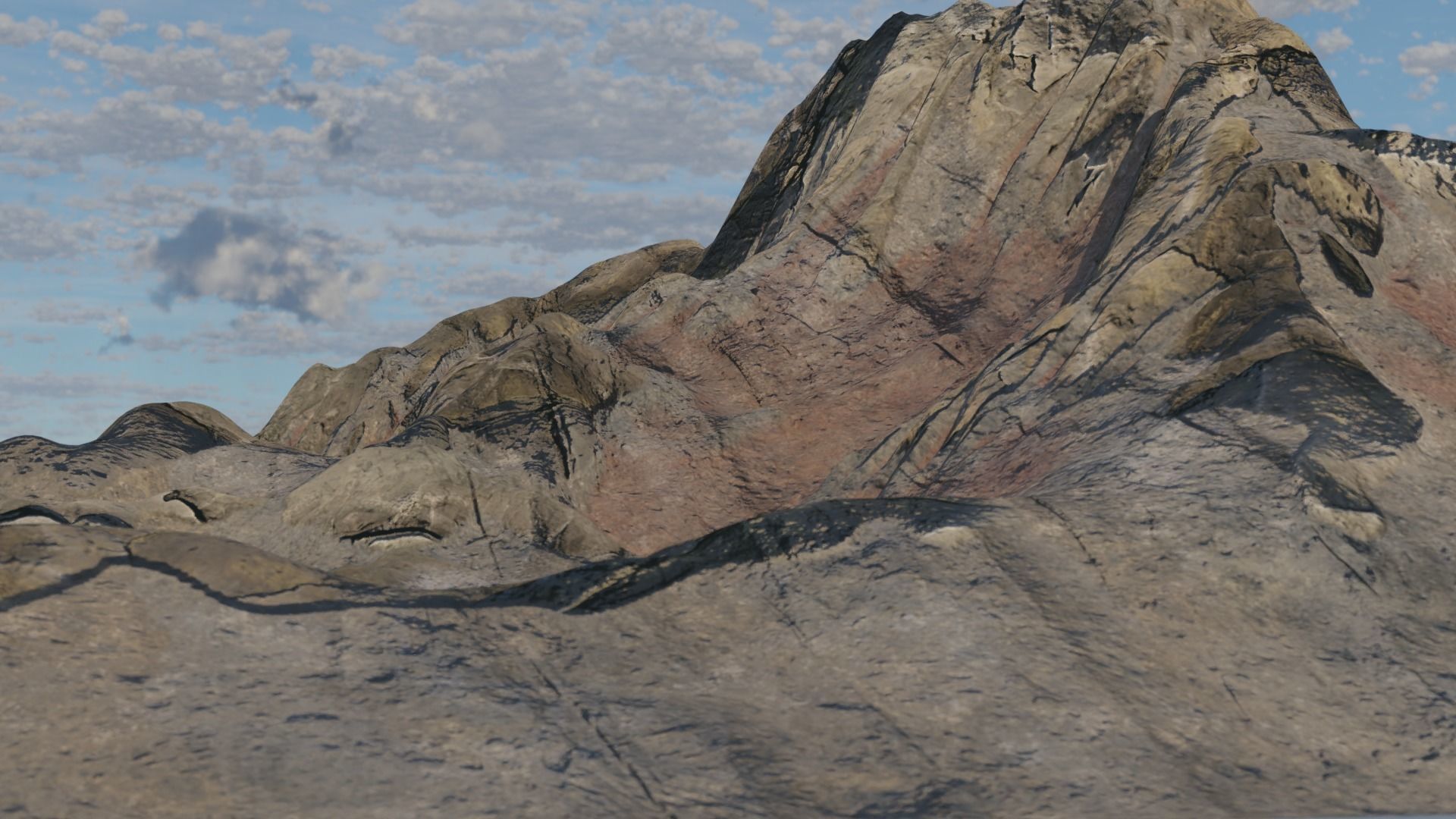 Mountain Landscape 3D model_3