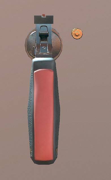 Raging Bull 454 Casull - Game Ready - Revolver Low-poly 3D model_6