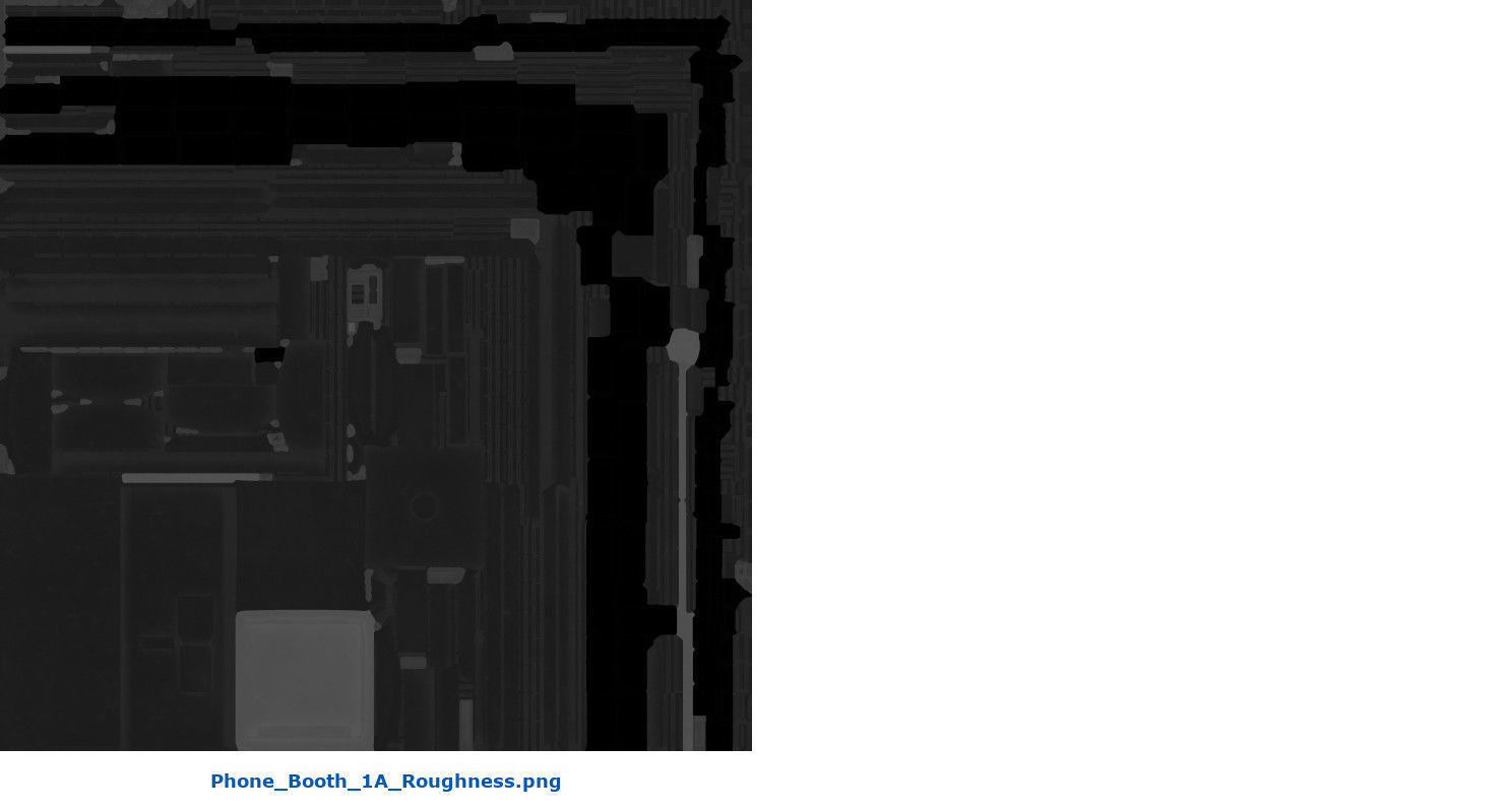 Phone Booth 1A Low-poly 3D model_12