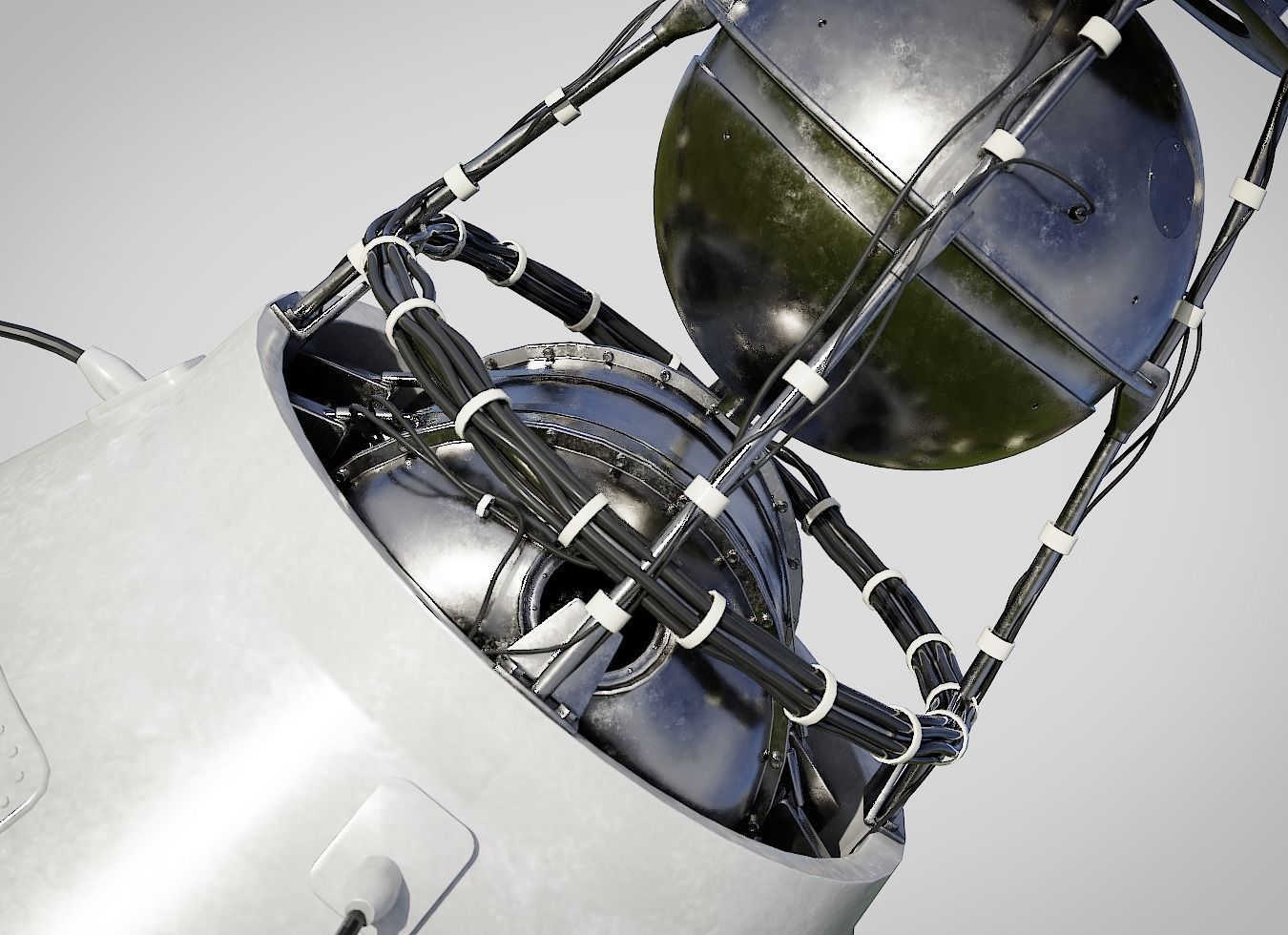 sputnik 2 3D model_1
