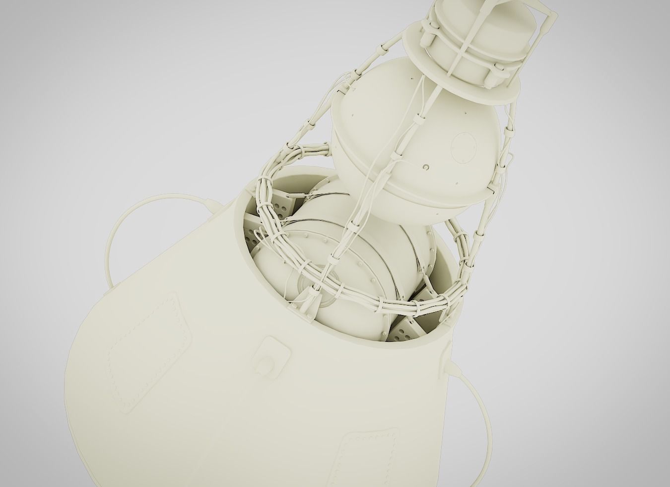 sputnik 2 3D model_11