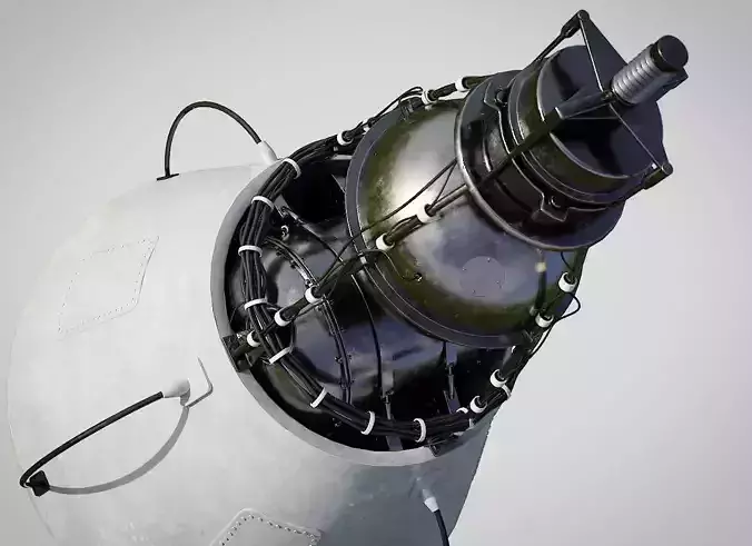 sputnik 2 3D model