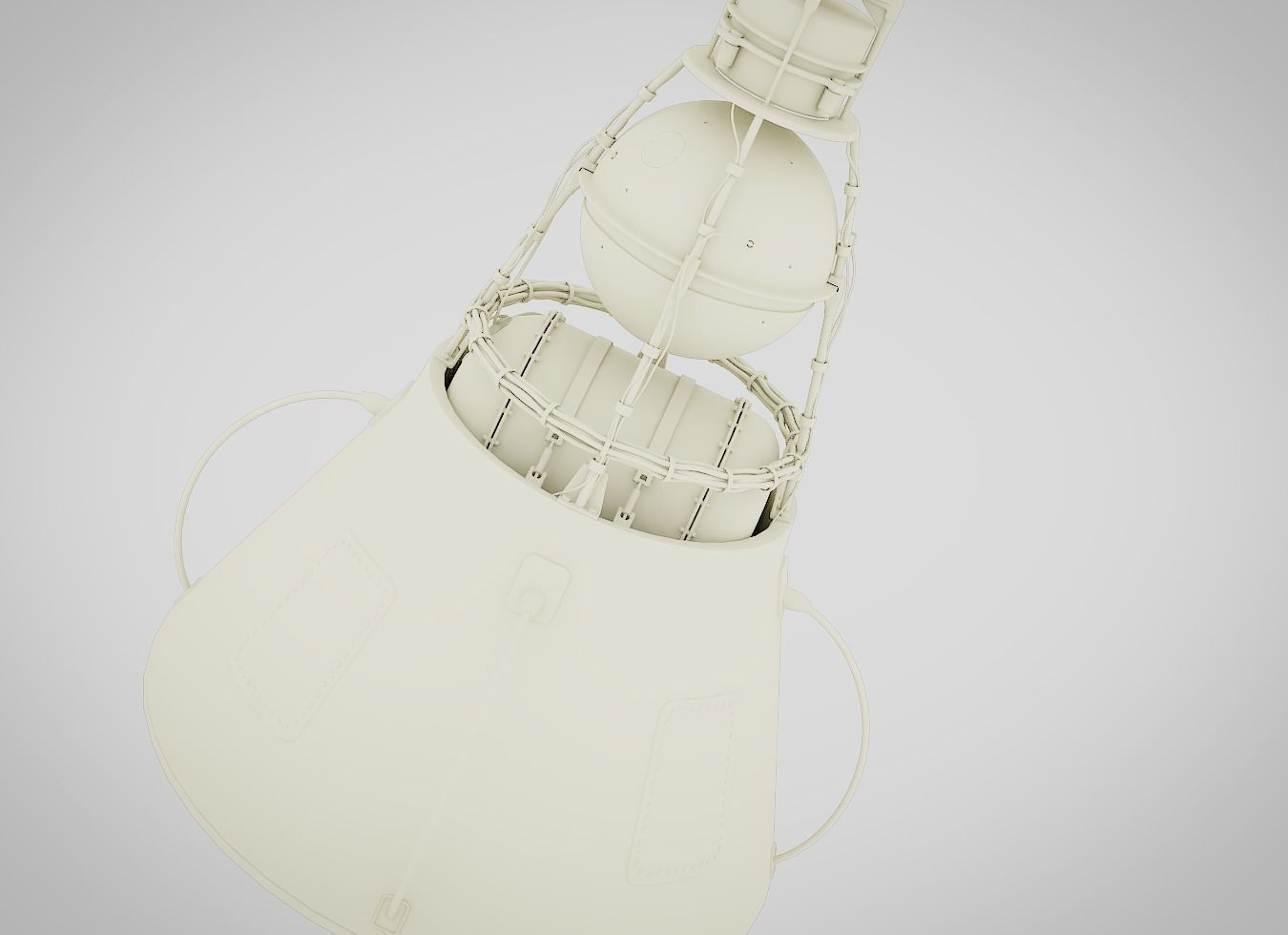 sputnik 2 3D model_9