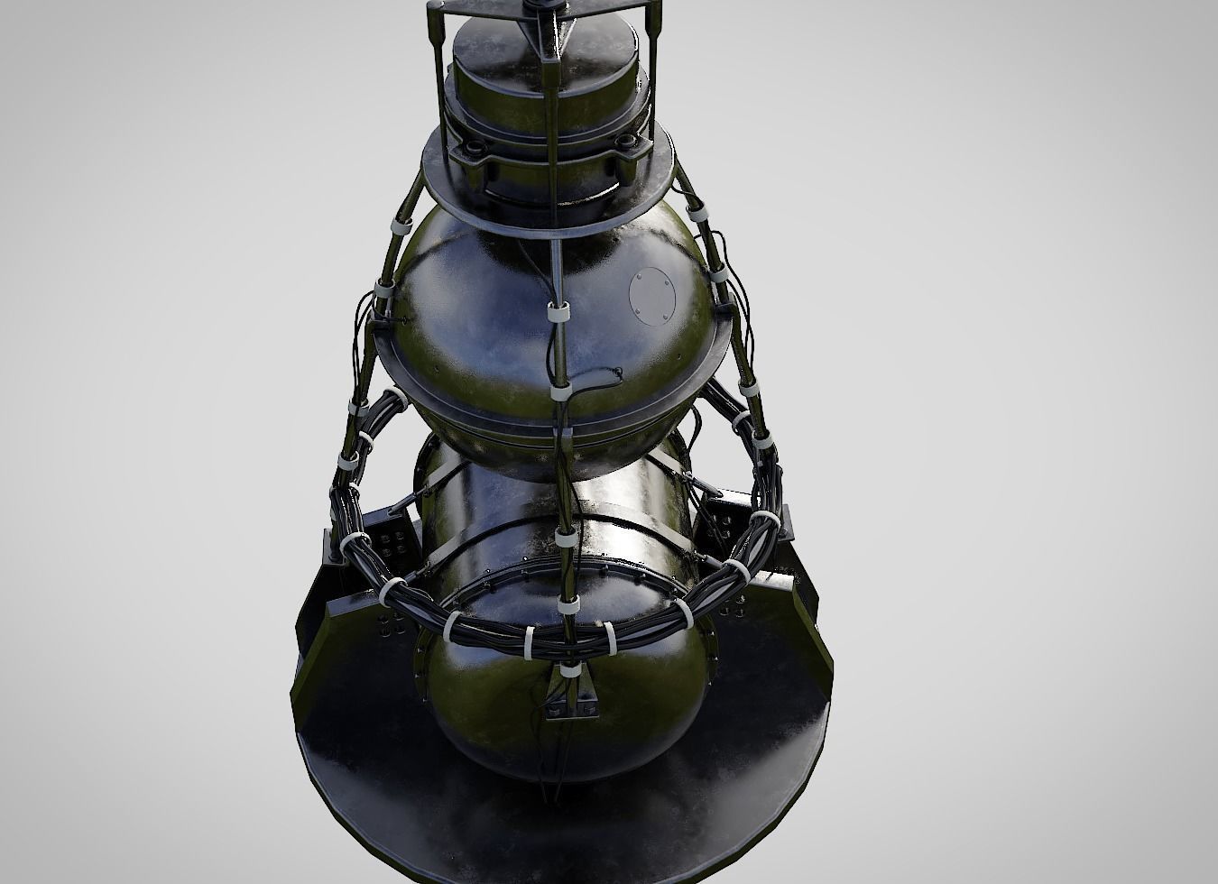 sputnik 2 3D model_8