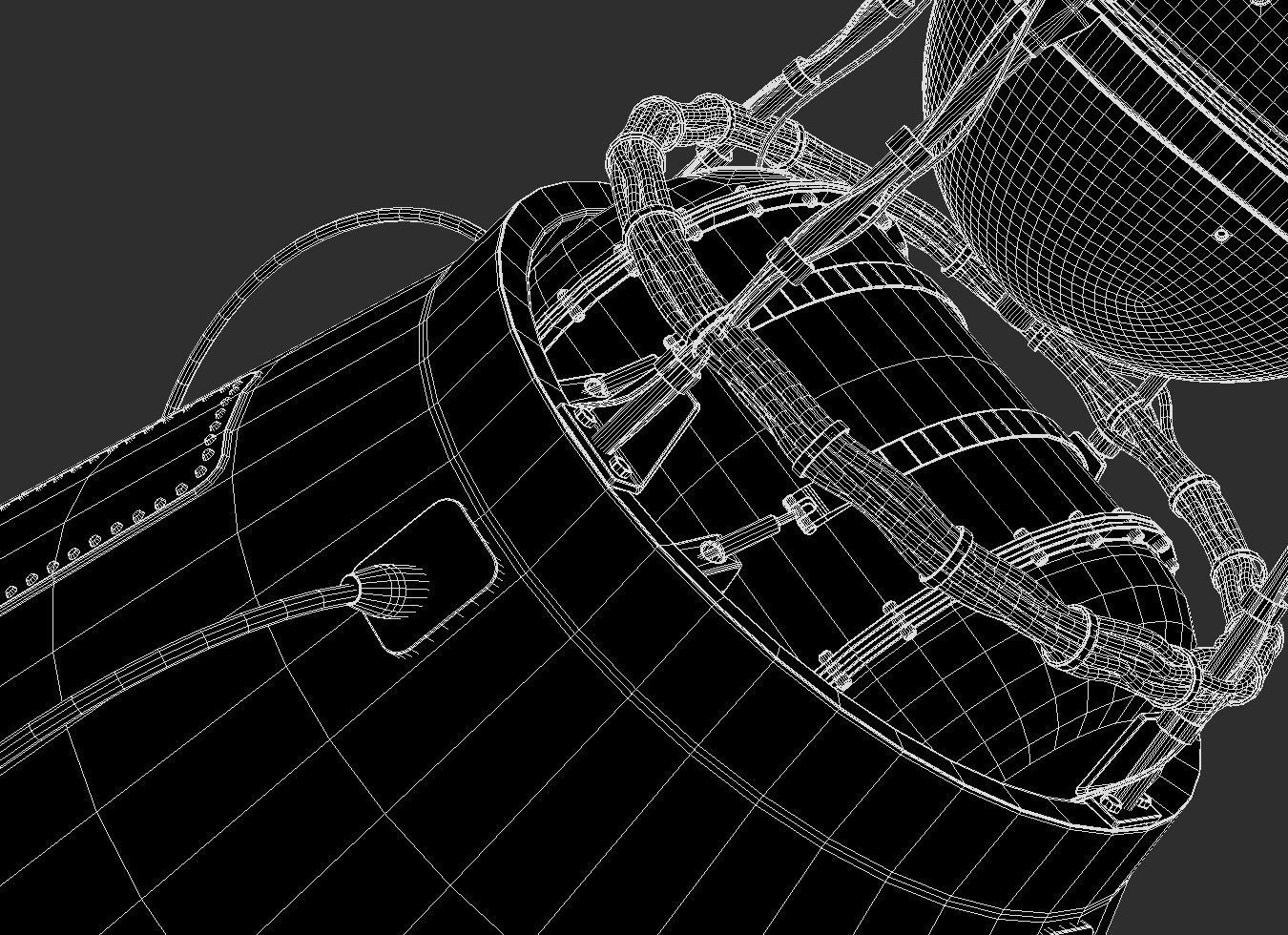 sputnik 2 3D model_17