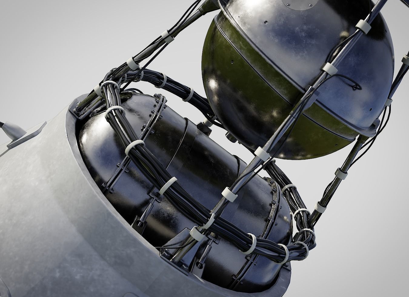 sputnik 2 3D model_2