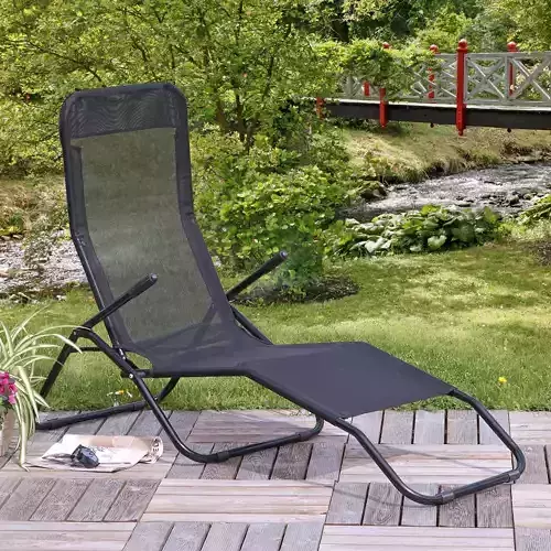 Folding chair low poly model