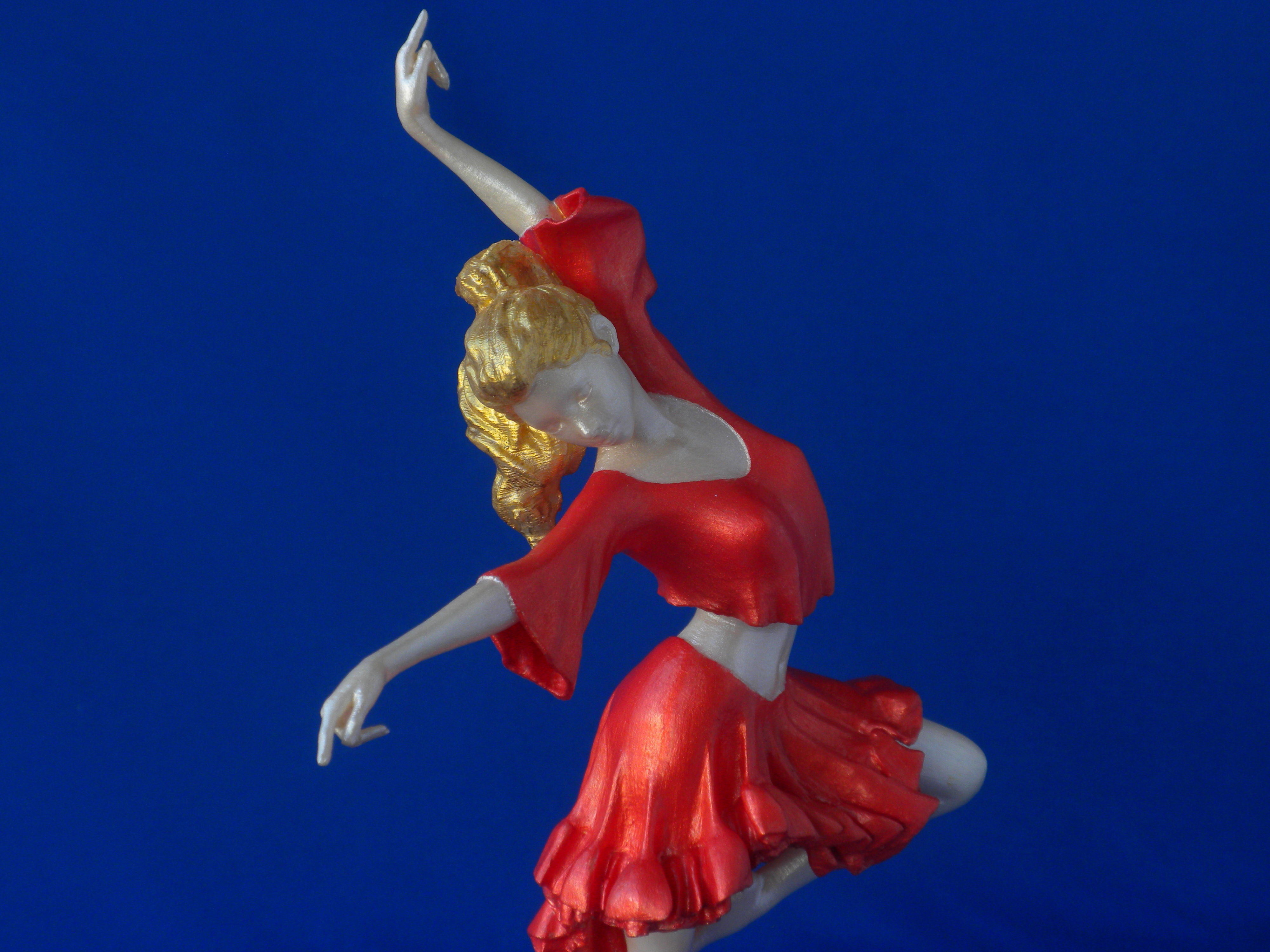 Agnia figurine of dancer 3D print model_7