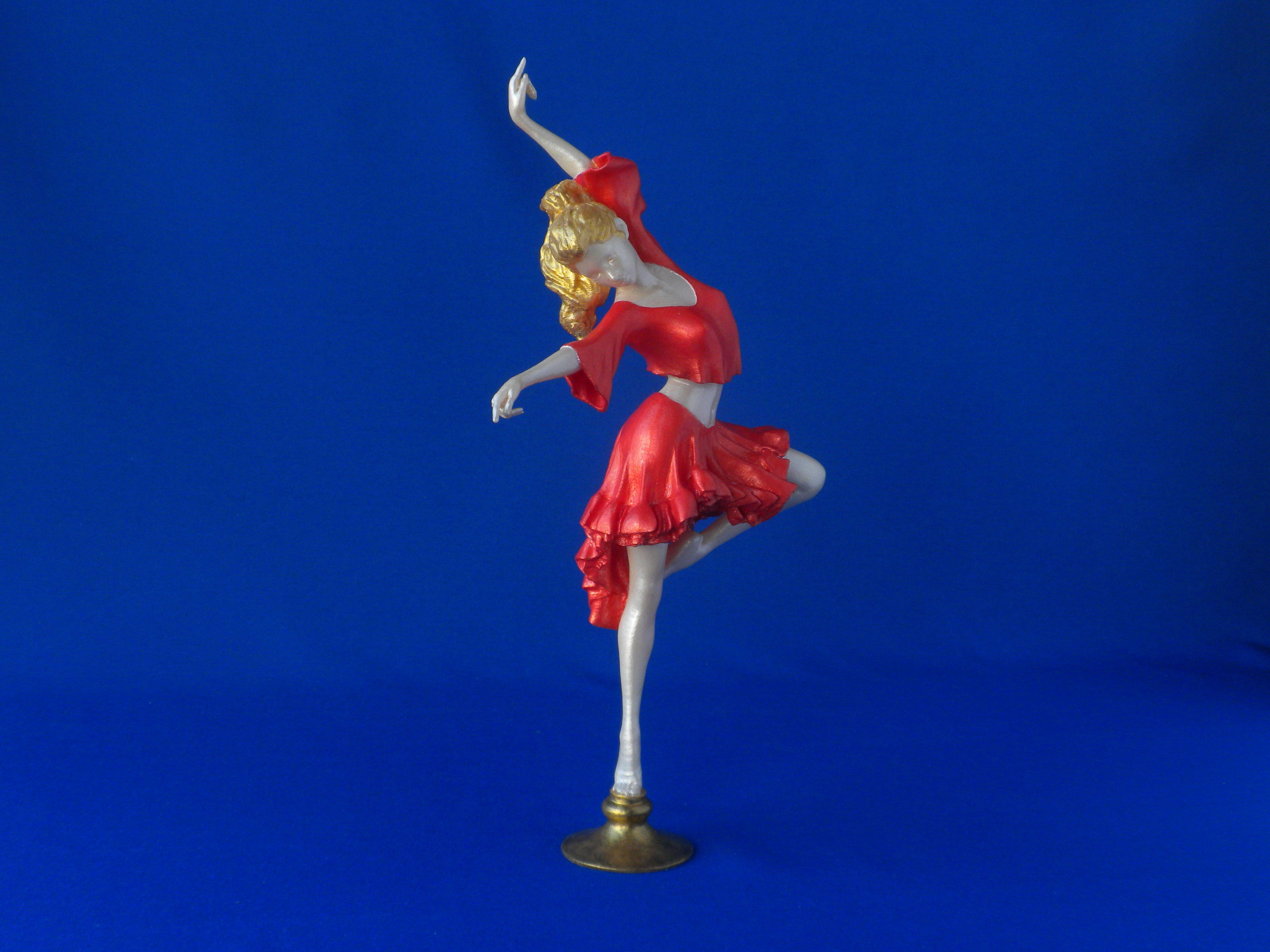 Agnia figurine of dancer 3D print model_6
