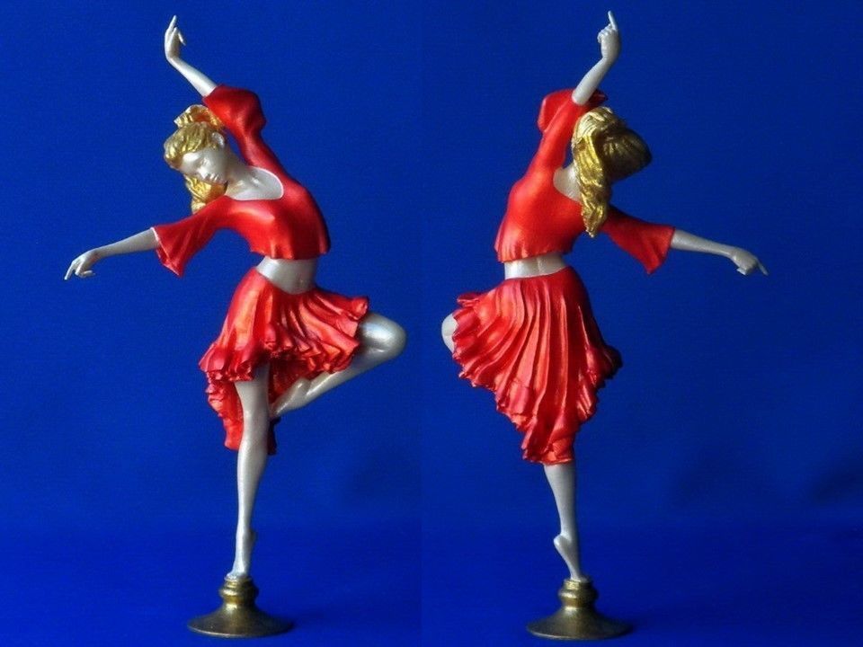 Agnia figurine of dancer 3D print model_3