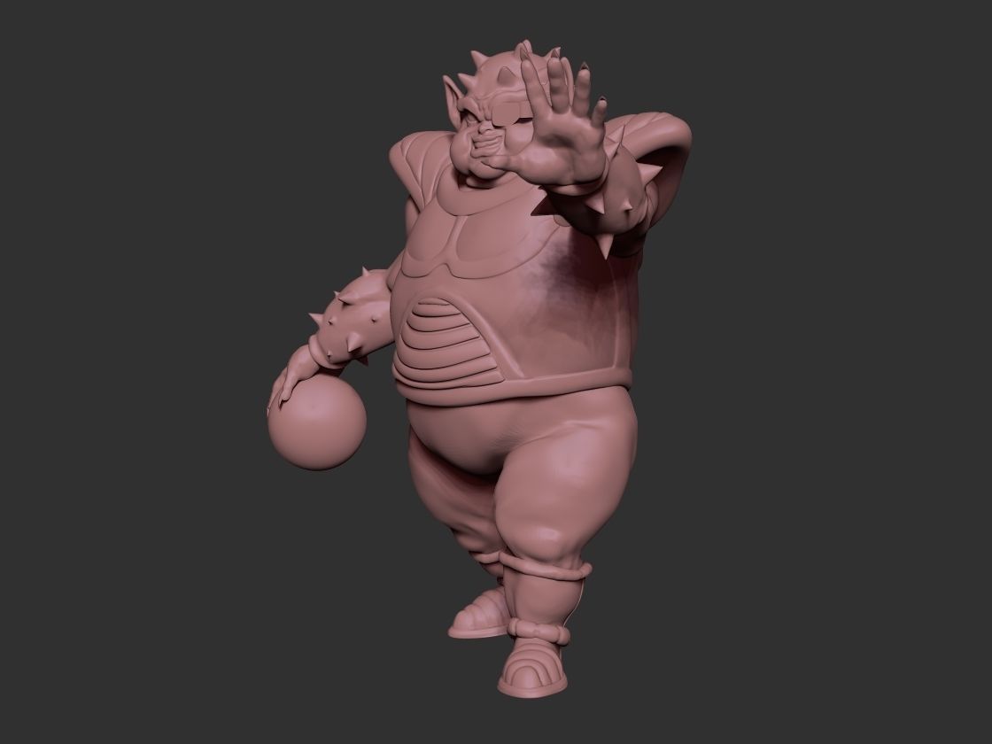 Dodoria character 3D print model_8