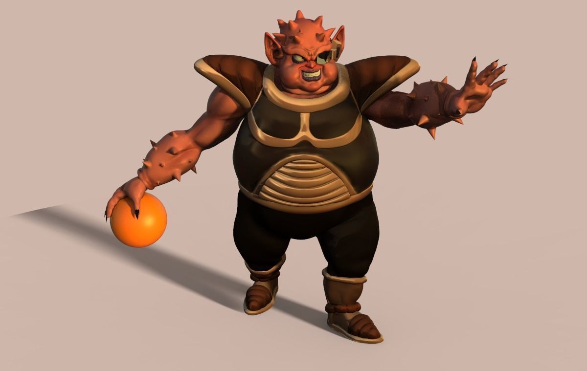 Dodoria character 3D print model_3