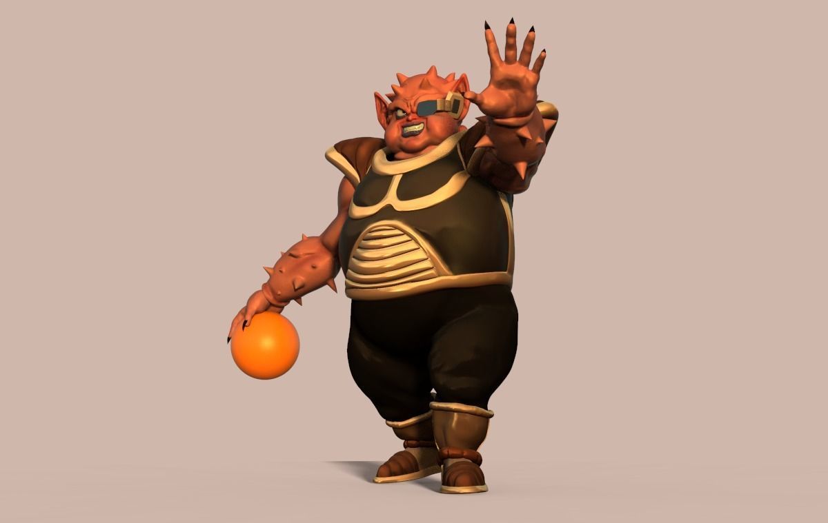 Dodoria character 3D print model_5