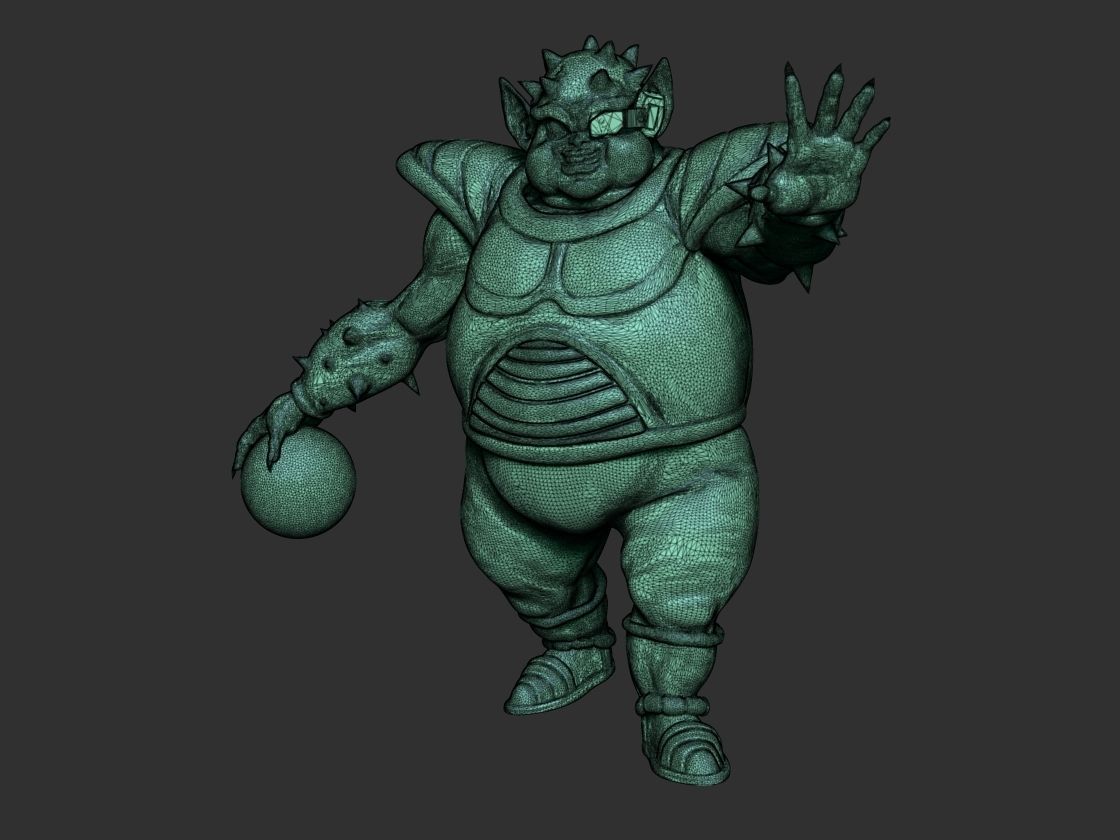 Dodoria character 3D print model_12