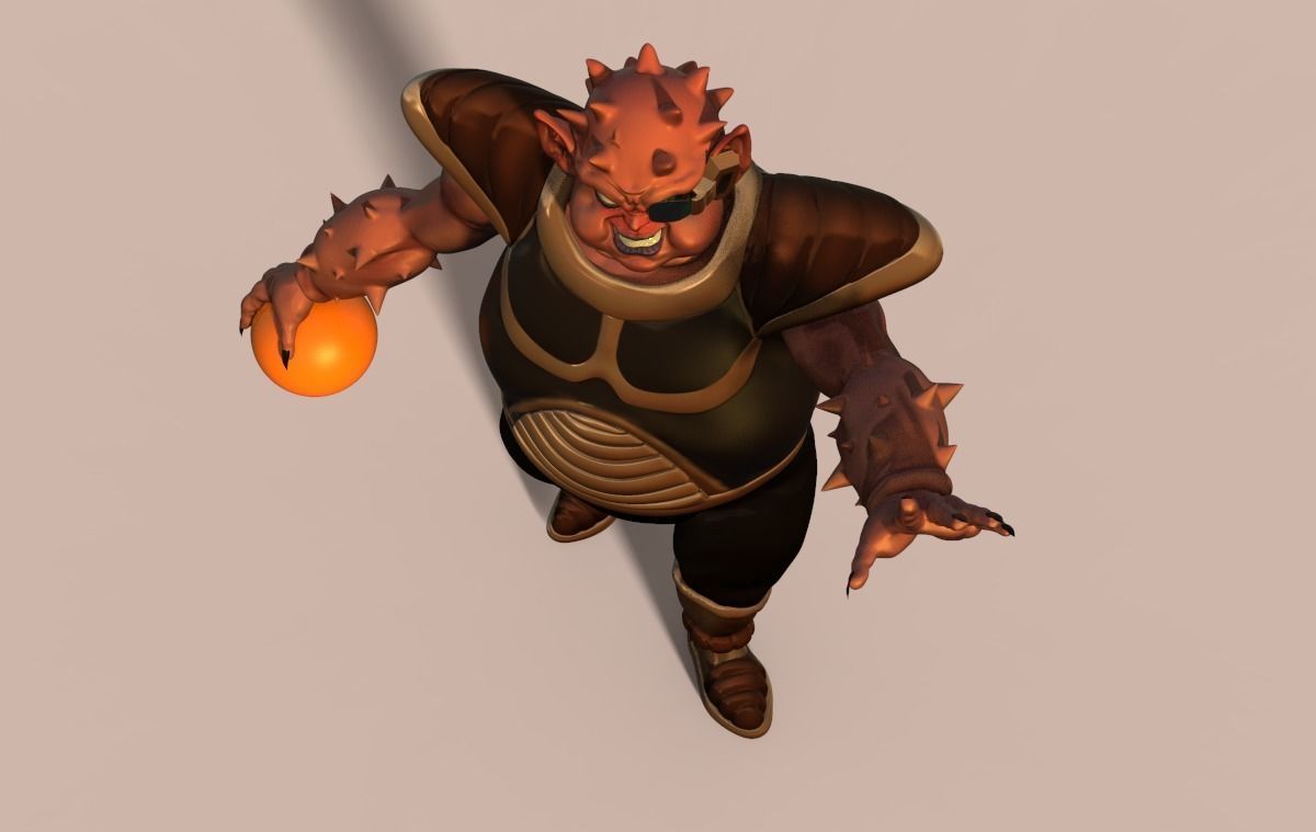 Dodoria character 3D print model_6