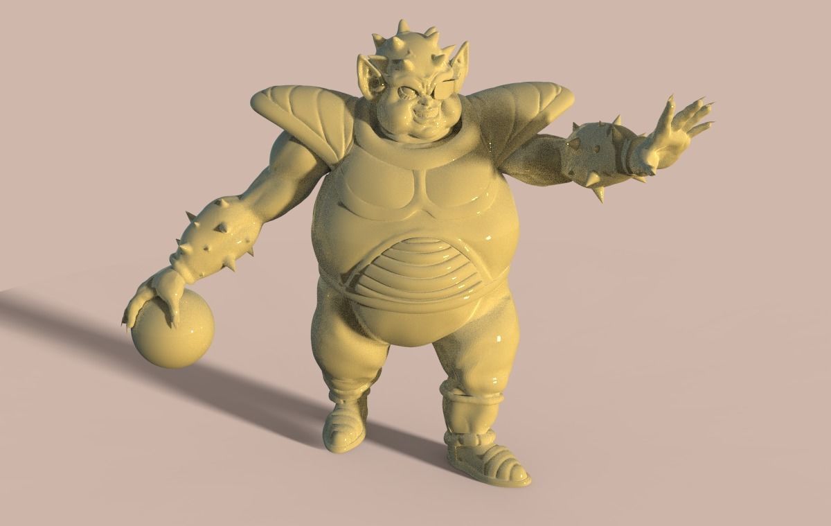 Dodoria character 3D print model_11