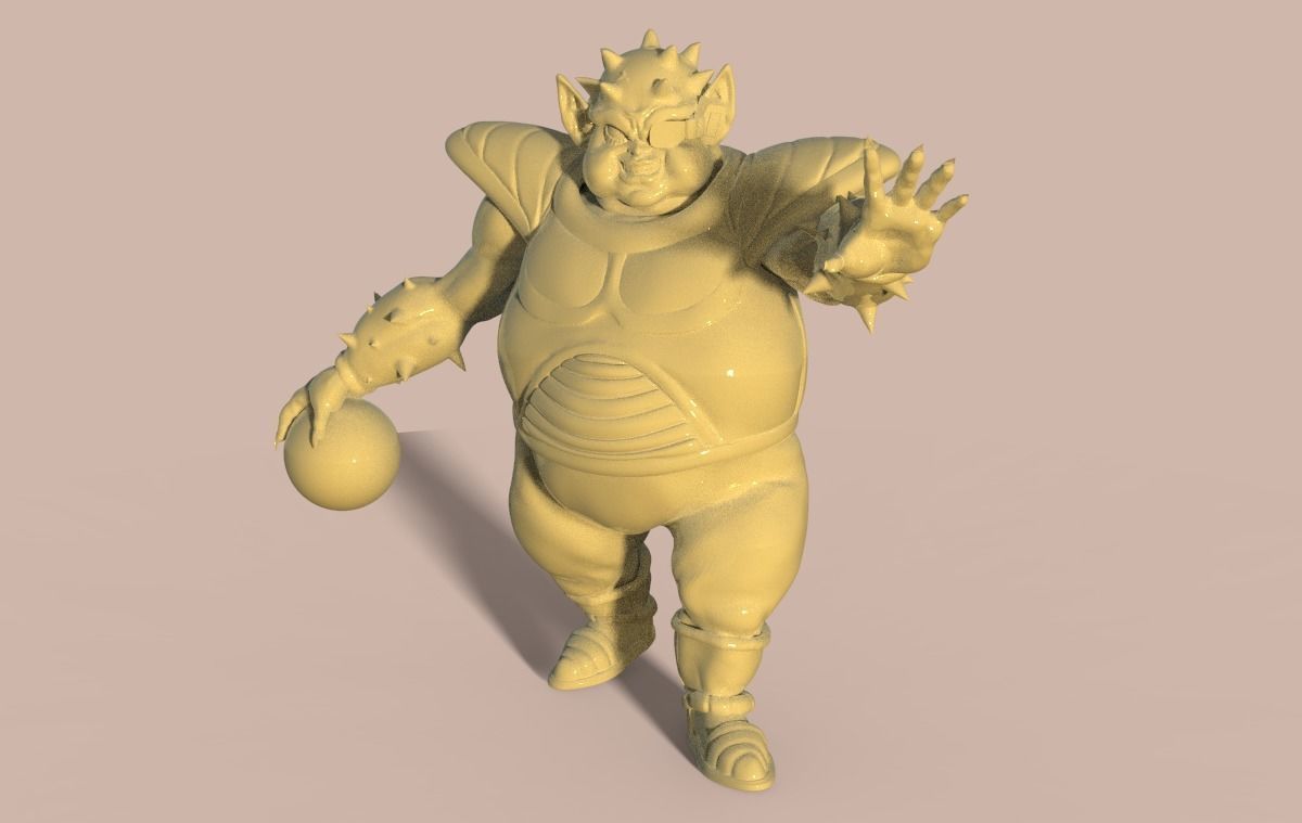 Dodoria character 3D print model_10
