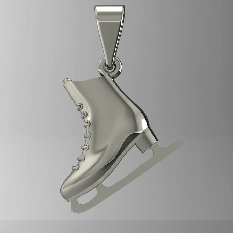 pendant skates   3D print model_4