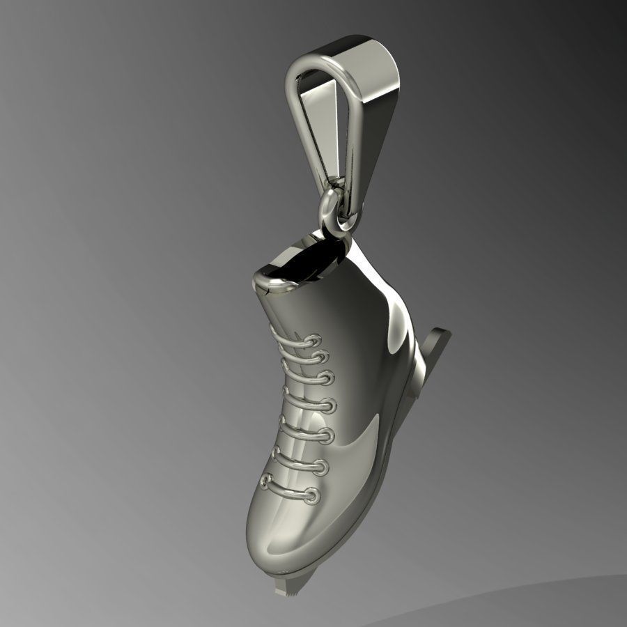 pendant skates   3D print model_3
