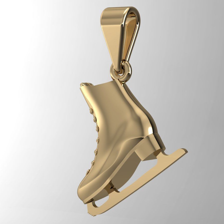 pendant skates   3D print model_2
