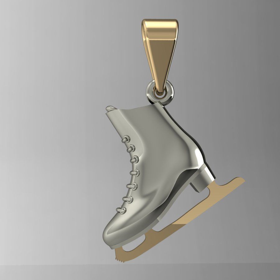 pendant skates   3D print model_1