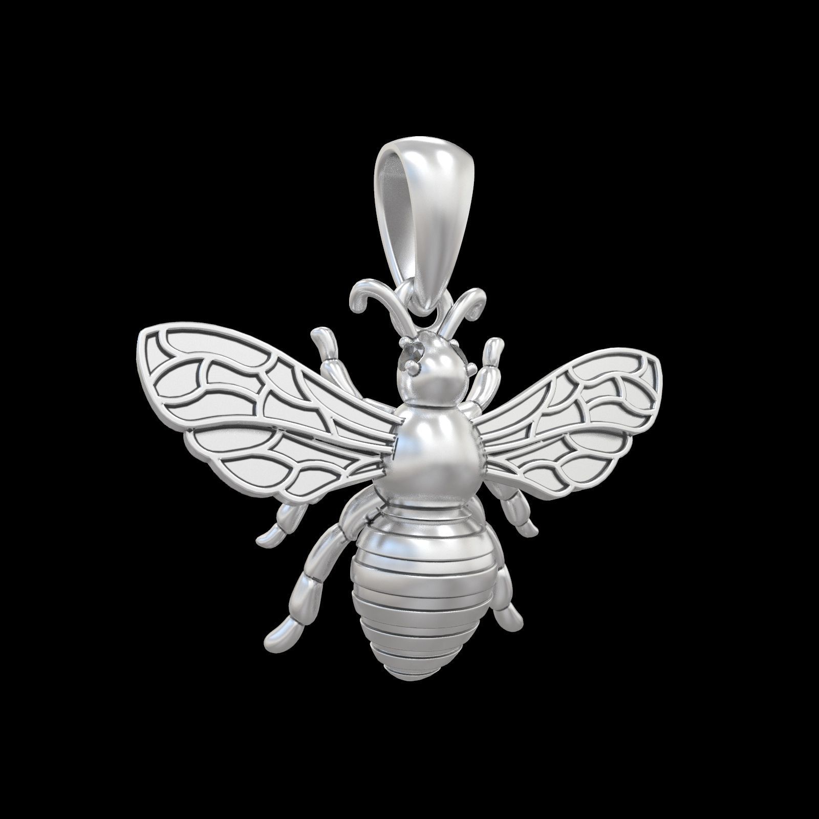 Pendant P033 3D print model_1