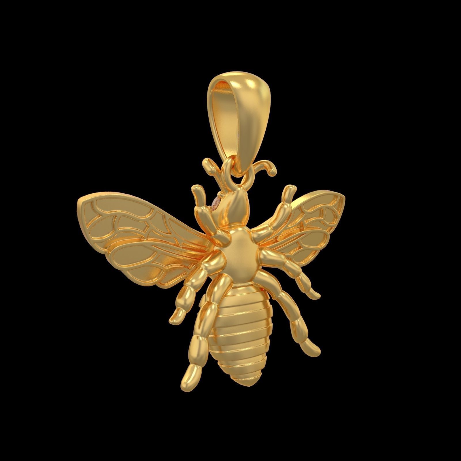 Pendant P033 3D print model_2