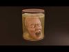 Preserved Head Low-poly 3D model_1