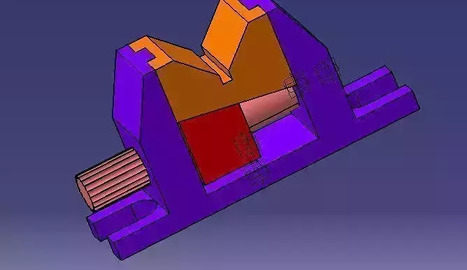 V Adjustable machine tool