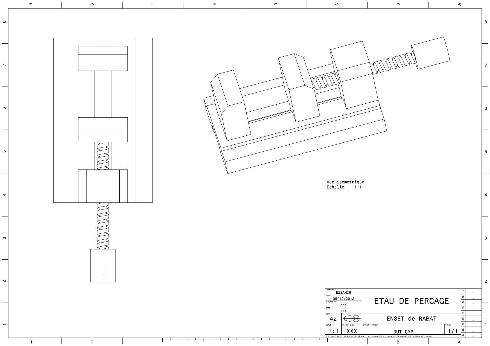 Drilling Vice Free 3D model_2