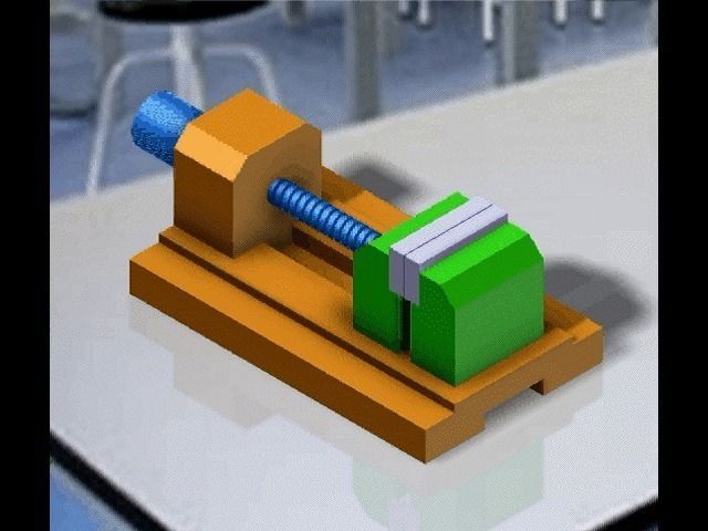 Drilling Vice Free 3D model_6